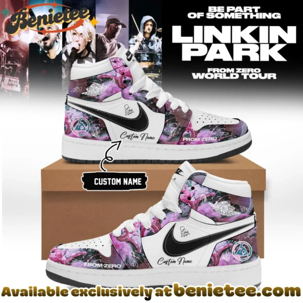 Linkin Park From Zero World Tour Custom Air Force 1 & Jordan 1 Shoes (Style 41)