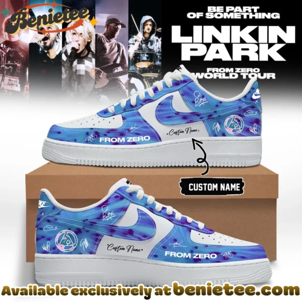 Linkin Park From Zero World Tour Custom Air Force 1 & Jordan 1 Shoes (Style 43)