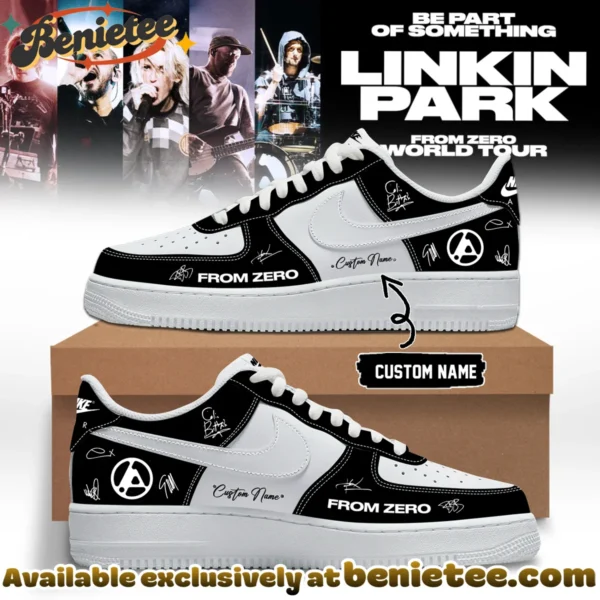 Linkin Park From Zero World Tour Custom Air Force 1 & Jordan 1 Shoes (Design 45)