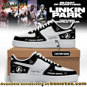 Linkin Park From Zero World Tour Custom Air Force 1 & Jordan 1 Shoes (Design 45)