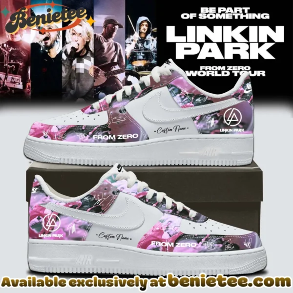 Linkin Park From Zero World Tour Custom Air Force 1 & Jordan 1 Shoes (Style 12)