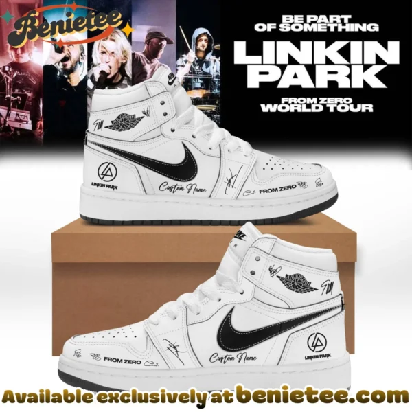 Linkin Park From Zero World Tour Custom Air Force 1 & Jordan 1 Shoes (Design 20)