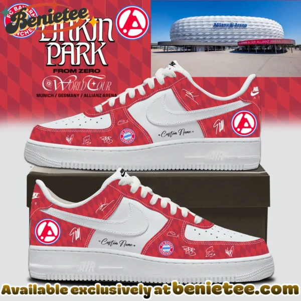 Linkin Park x FC Bayern München Custom Air Force 1 & Jordan 1 Shoes - Part 4
