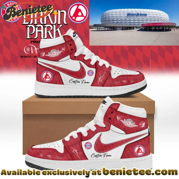 Linkin Park x FC Bayern München Custom Air Force 1 & Jordan 1 Shoes (Release 3)