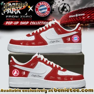Linkin Park x FC Bayern München Custom Air Force 1 & Jordan 1 Shoes - Part 6
