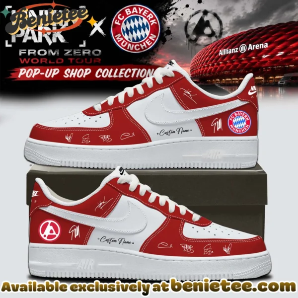 Linkin Park x FC Bayern München Custom Air Force 1 & Jordan 1 Shoes - Part 6
