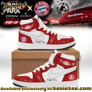 Linkin Park x FC Bayern München Custom Air Force 1 & Jordan 1 Shoes (Style 5)