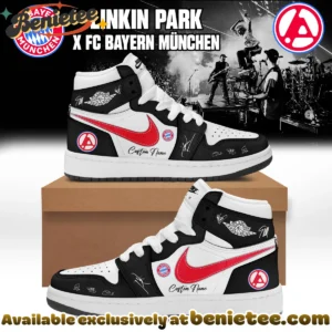 Linkin Park x FC Bayern München Custom Air Force 1 & Jordan 1 Shoes [Batch 10]