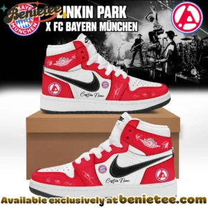 Linkin Park x FC Bayern München Custom Air Force 1 & Jordan 1 Shoes - Part 11