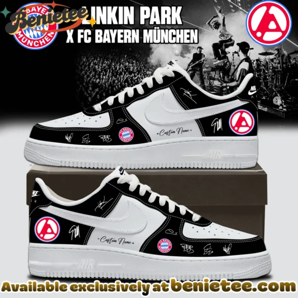 Linkin Park x FC Bayern München Custom Air Force 1 & Jordan 1 Shoes [Batch 15]