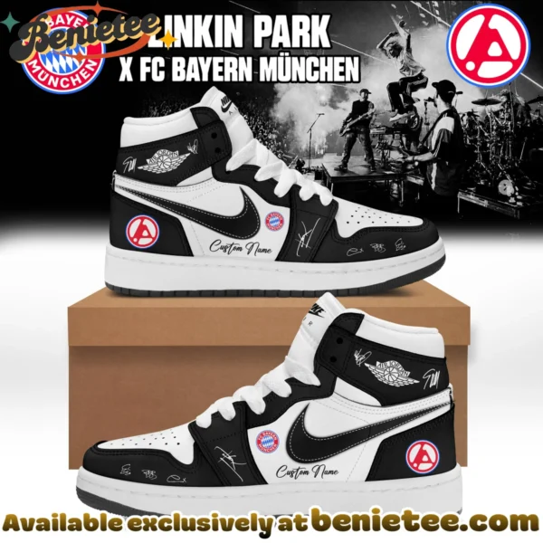 Linkin Park x FC Bayern München Custom Air Force 1 & Jordan 1 Shoes (Release 16)