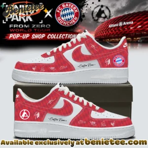 Linkin Park x FC Bayern München Custom Air Force 1 & Jordan 1 Shoes - Part 21