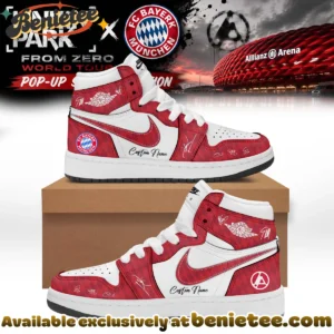 Linkin Park x FC Bayern München Custom Air Force 1 & Jordan 1 Shoes [Batch 22]