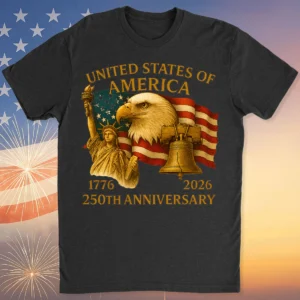 250 Years Anniversary USA Shirt, Years of Freedom Shirt