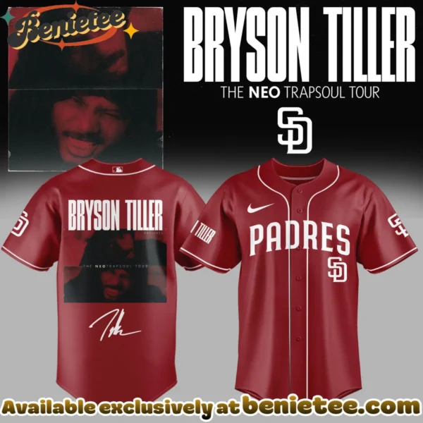 Grail MLB All Team x Bryson Tiller The Neo Trapsoul Tour Jersey Gift | Modern Street Style - Variant 1