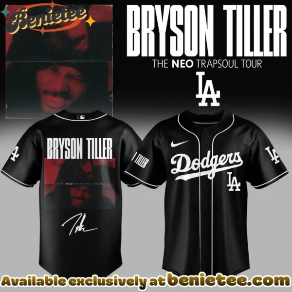 Vintage MLB All Team x Bryson Tiller The Neo Trapsoul Tour Jersey Gift | Exclusive Fan Gear - Part 2