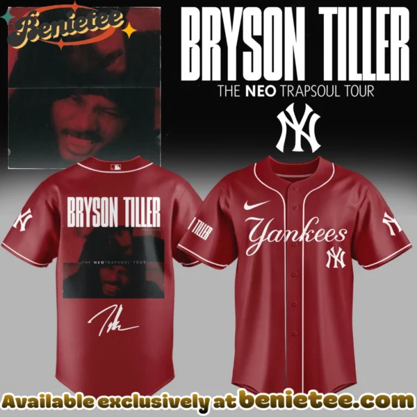 Grail MLB All Team x Bryson Tiller The Neo Trapsoul Tour Jersey Gift | Modern Street Style - Variant 1