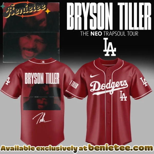 Grail MLB All Team x Bryson Tiller The Neo Trapsoul Tour Jersey Gift | Modern Street Style - Variant 1