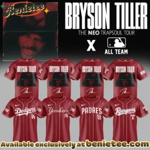 Grail MLB All Team x Bryson Tiller The Neo Trapsoul Tour Jersey Gift | Modern Street Style - Variant 1