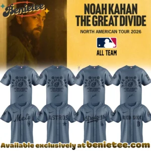 Original MLB x Noah Kahan The Great Divide Tour Jersey Gift | Exclusive Fan Gear (Design 3)