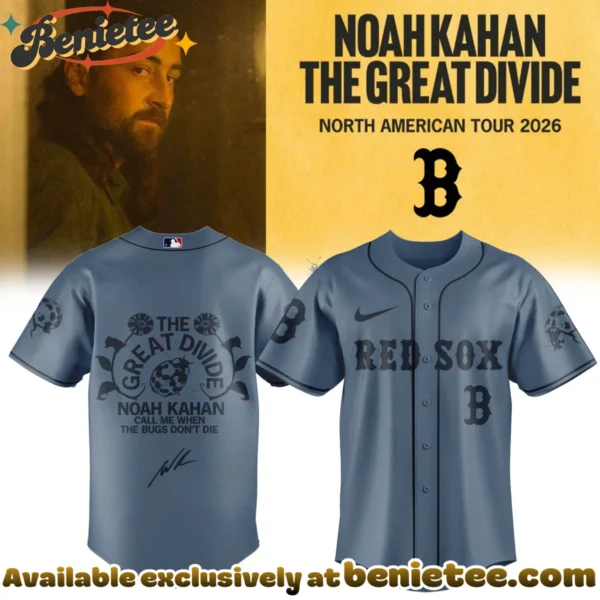 Original MLB x Noah Kahan The Great Divide Tour Jersey Gift | Exclusive Fan Gear (Design 3)