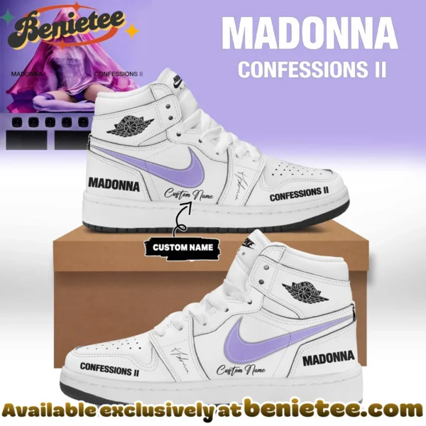 Madonna Confessions II Custom Air Force 1 & Jordan 1 Shoes (Design 14)