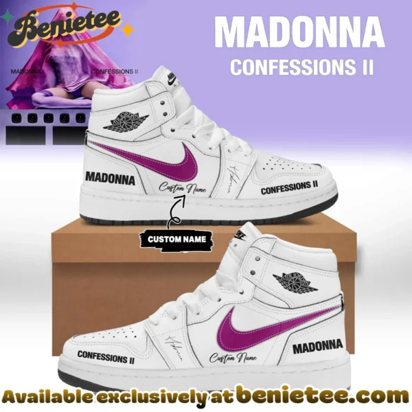 Madonna Confessions II Custom Air Force 1 & Jordan 1 Shoes (Design 23)