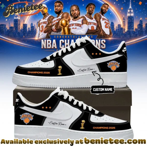 New York Knicks Custom Air Force 1 & Jordan 1 Shoes (Style 15)