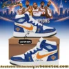 New York Knicks Custom Air Force 1 & Jordan 1 Shoes (Design 19)