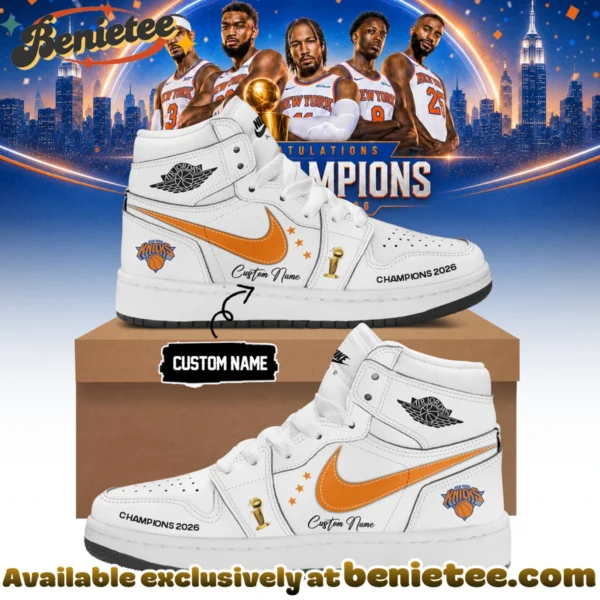 New York Knicks Custom Air Force 1 & Jordan 1 Shoes (Release 13)