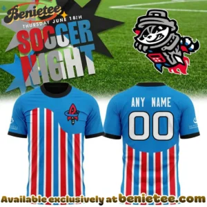Rocket City Trash Pandas Soccer Night T-Shirt - 2026 Edition | Official