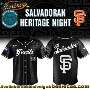 SF Giants El Salvadoran Heritage Night Signature Jersey | IP Merchandise | Series 4