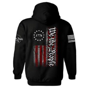 We The People 1776 Hoodie, American Flag Tee, Patriotic Apparel