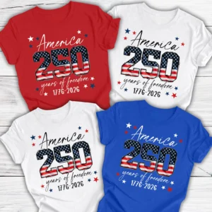 USA 250th Anniversary Independence Day Shirts, 4th July 250th Shirts, 4th July Family Shirts