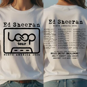 Ed Sheeran Loop Tour North America 2026 Tshirt