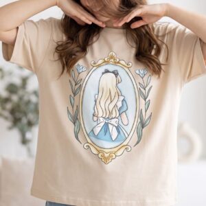 Alice In Wonderland Shirt, Vintage Disney Princess Graphic Tee