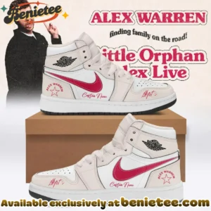 Alex Warren Little Orphan Alex Tour Custom Air Force 1 & Jordan 1 Shoes (Design 33)