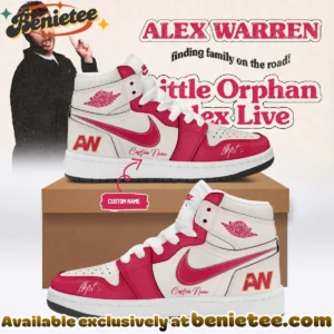 Alex Warren Little Orphan Alex Tour Custom Air Force 1 & Jordan 1 Shoes [Drop 19]