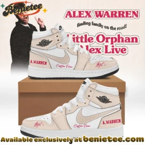 Alex Warren Little Orphan Alex Tour Custom Air Force 1 & Jordan 1 Shoes [Drop 4]