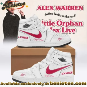 Alex Warren Little Orphan Alex Tour Custom Air Force 1 & Jordan 1 Shoes [Drop 5]