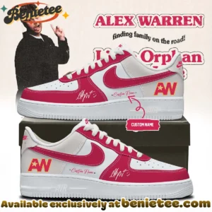 Alex Warren Little Orphan Alex Tour Custom Air Force 1 & Jordan 1 Shoes - Part 10