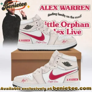 Alex Warren Little Orphan Alex Tour Custom Air Force 1 & Jordan 1 Shoes (Release 3)