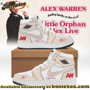 Alex Warren Little Orphan Alex Tour Custom Air Force 1 & Jordan 1 Shoes (Style 16)