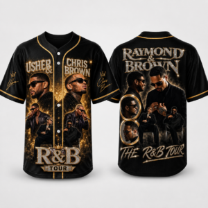 SUPER COOL Jersey for USHER and CHRIS Brown Tour | The R&B Tour | Baseball Jersey