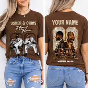 CHRIS Brown & USHER Raymond 2026 Tour Shirt | The R&B Tour Tee | Custom Name T-shirt