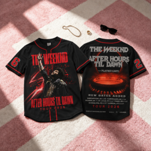THE WEEKND | After Hours Til Dawn Tour Jersey | The Weeknd 2026 Tour | Baseball Jersey
