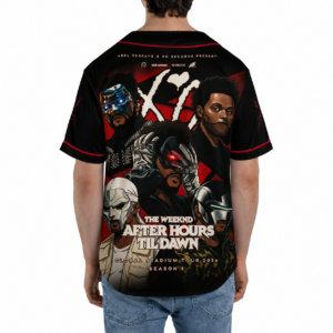 THE WEEKND Jersey | After Hours Til Dawn Tour Jersey | The Weeknd 2026 Tour | Baseball Jersey