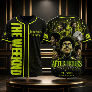 Neon Style THE WEEKND | After Hours Til Dawn Tour | The Weeknd 2026 Tour | Baseball Jersey