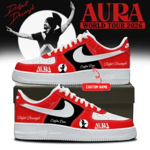Diljit Dosanjh AURA World Tour Signature Custom Air Force 1 & Jordan 1 Shoes [Batch 11]