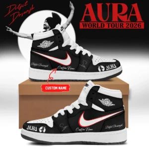 Diljit Dosanjh AURA World Tour Signature Custom Air Force 1 & Jordan 1 Shoes [Drop 10]